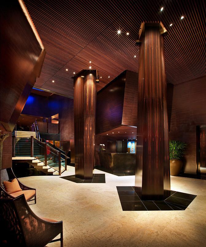 The Omphoy Lobby - ebony veneer