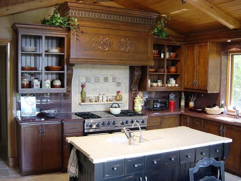 wood cabinet - kitchen cabinets